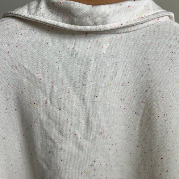 Colsie Women's Cream Lounge Long Sleeve Collared Sweatshirt - Size Small - NWT - Picture 7 of 8